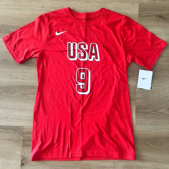 Nike A’ja Wilson #9 Team USA T-Shirt, WNBA (Youth M 10/12) – NWT - Picture 2 of 13